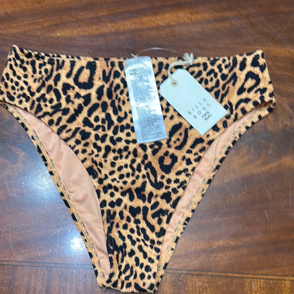 Billabong Leopard Print Bikini Bottom